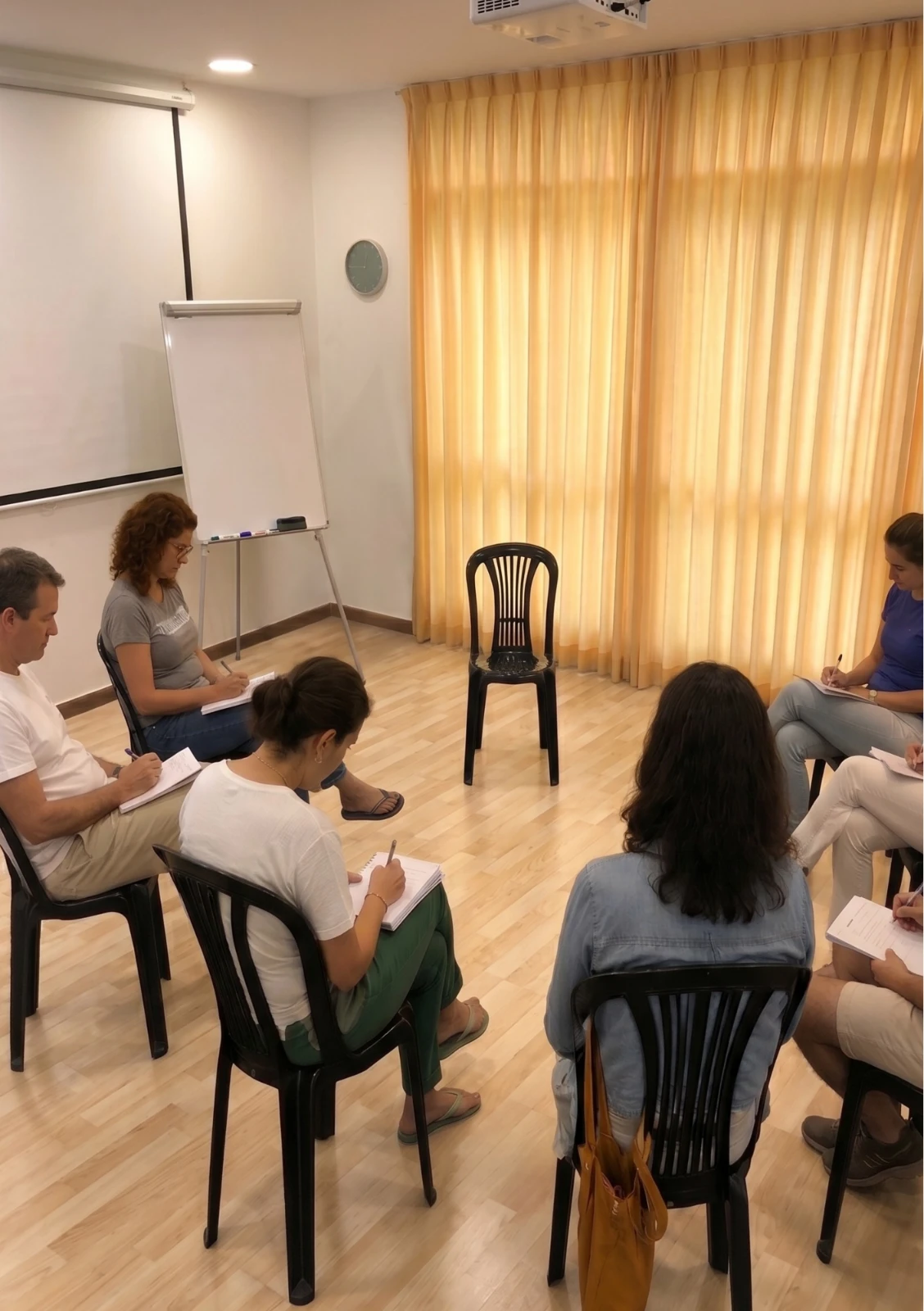 תמונה מתוך סדנת גוף-נפש.