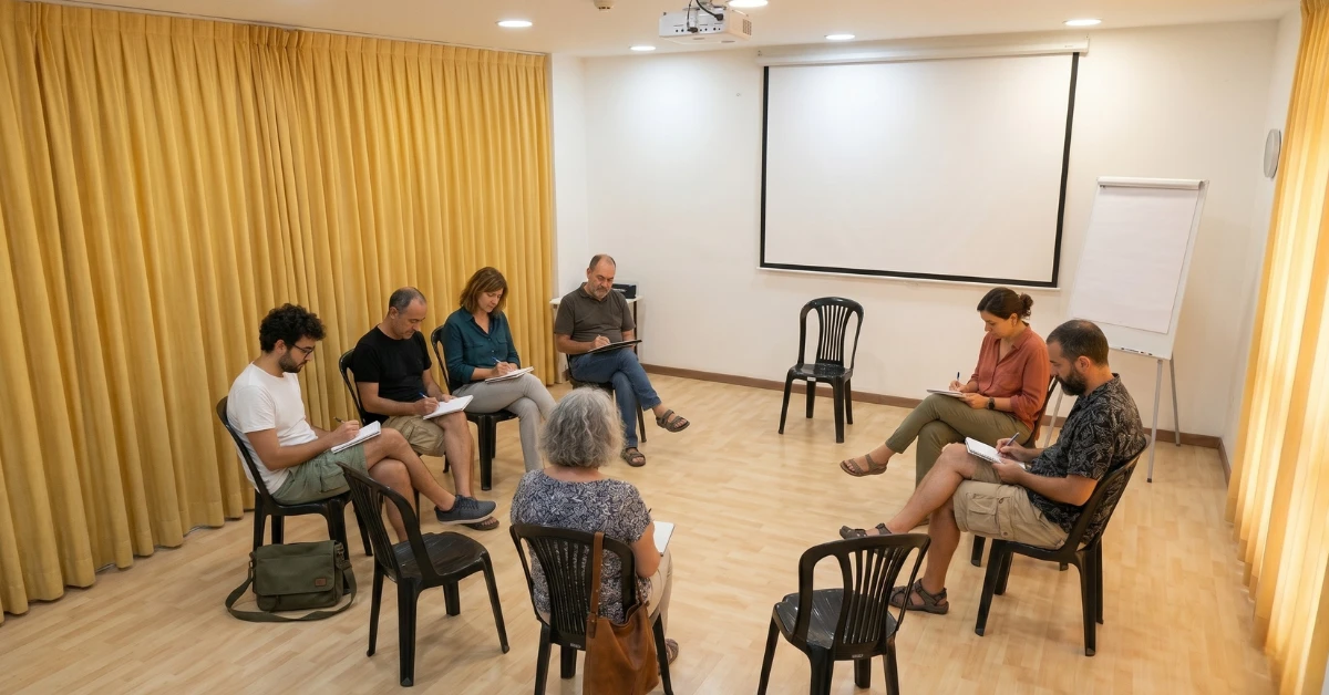 תמונה מתוך סדנת גוף-נפש.
