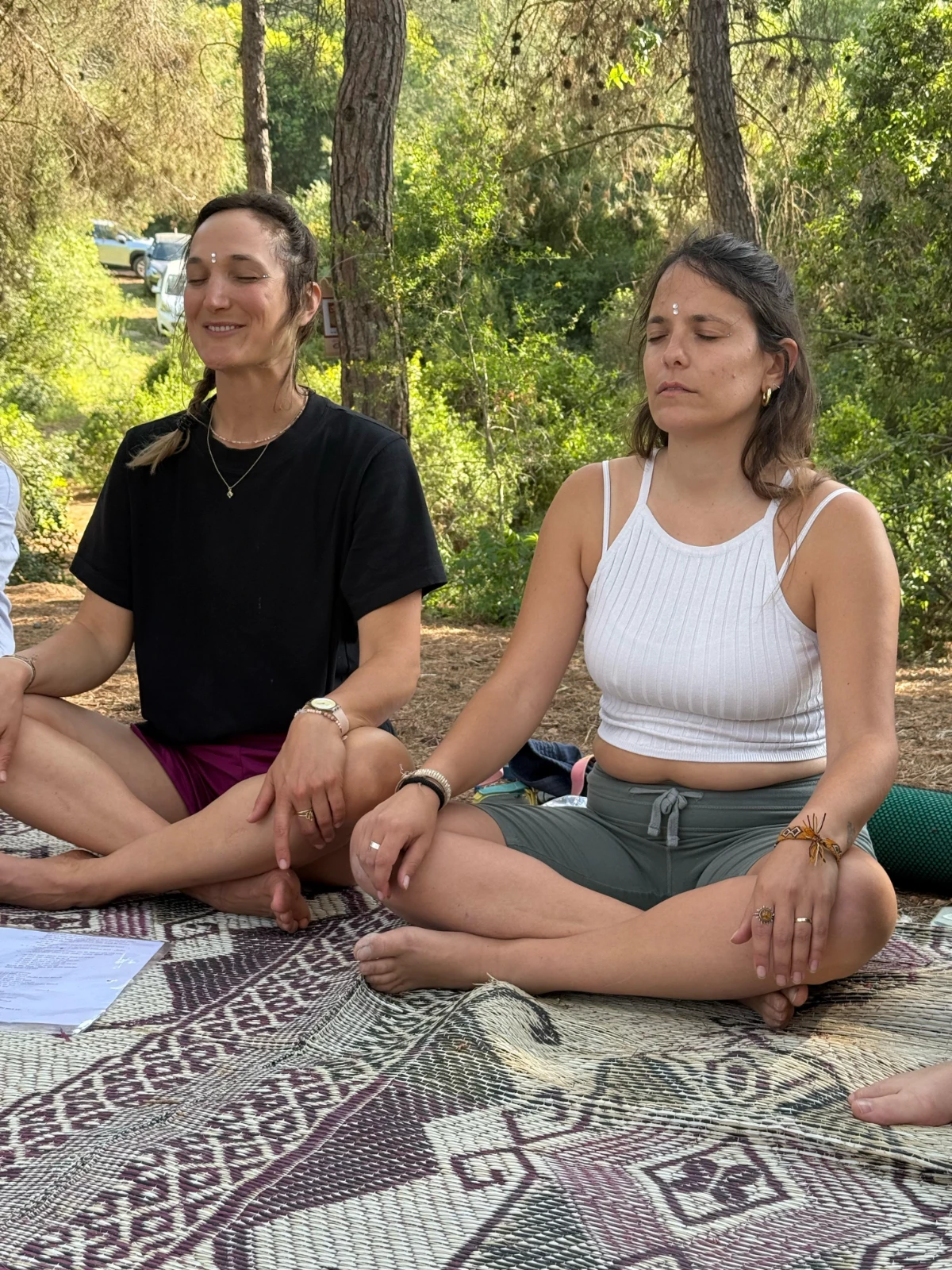 תמונה מתוך ריטריט יוגה לנשים בטבע.