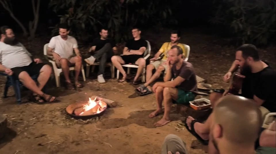 תמונה מתוך מעגל שיתוף לגברים.