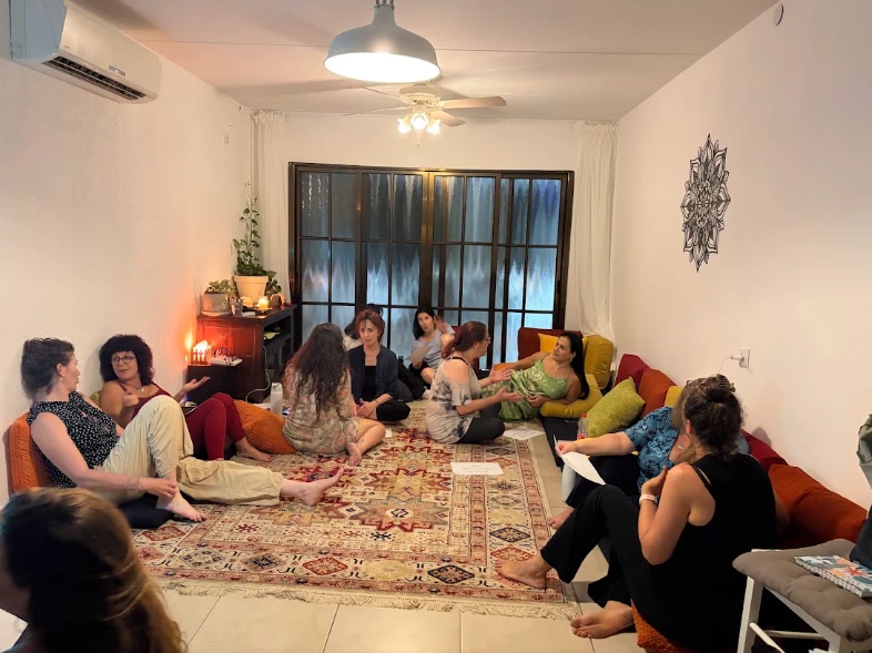 תמונה מתוך סדנת מיניות לנשים.