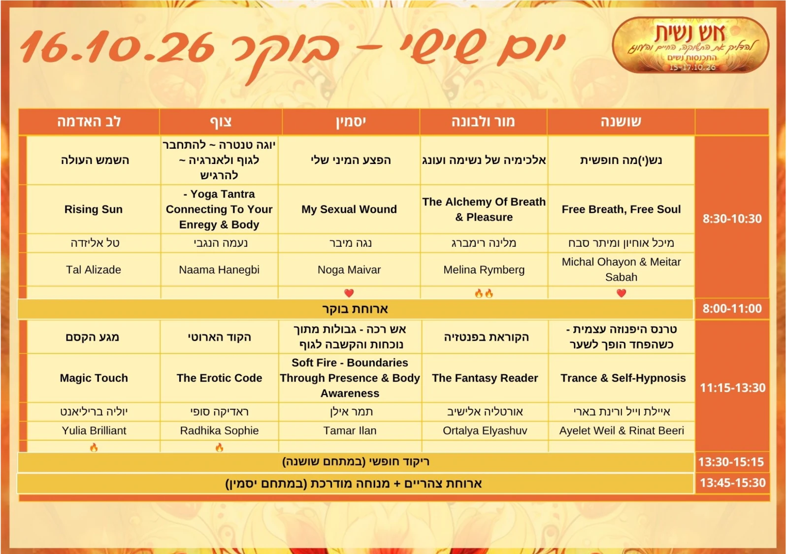 תמונה מתוך פסטיבל טנטרה לנשים.