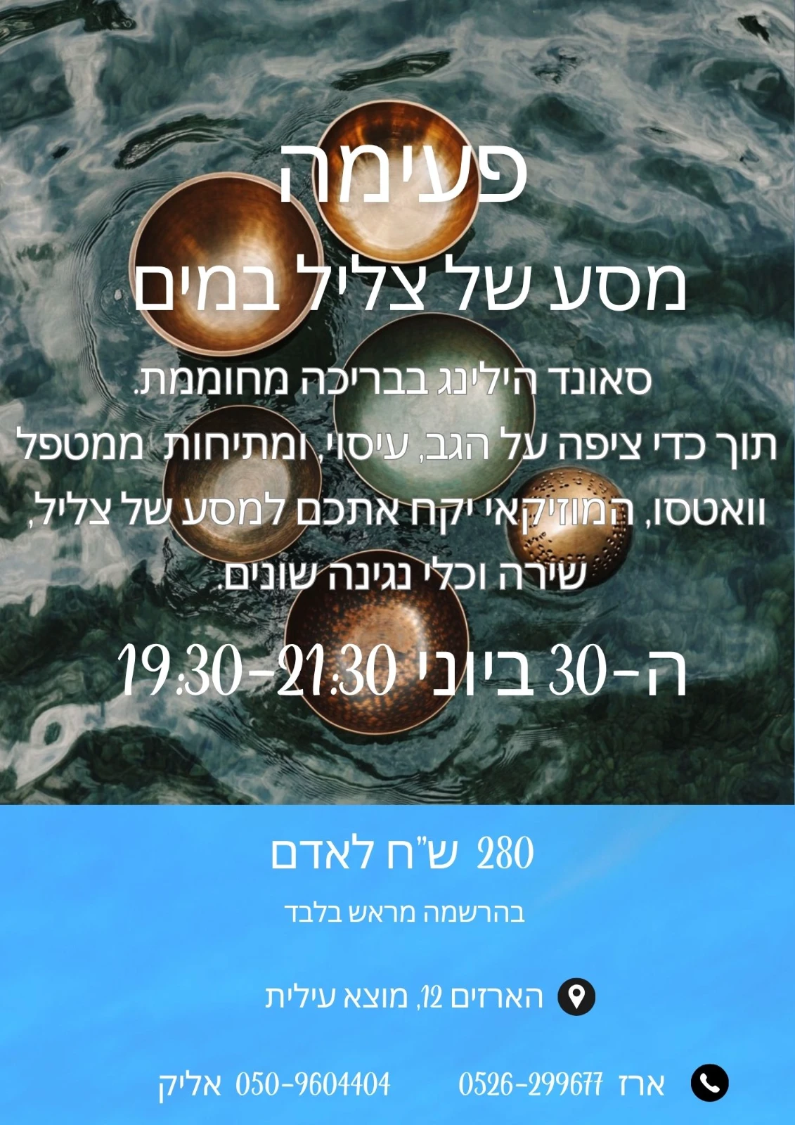 פעימה מסע של צליל במים — תמונה 2